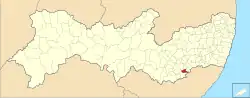 Location of Palmeirina in Pernambuco