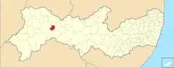 Location in Pernambuco