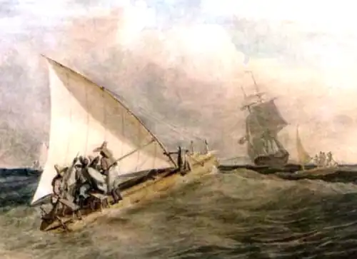 1. Fishing raft, 1830