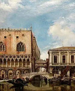 Bridge of Sighs, Venice, 1858