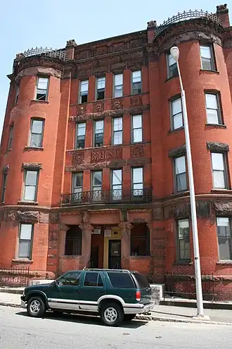 Brightside Apartments, Worcester, Massachusetts, 1888.