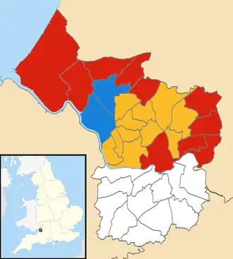 2005 results map