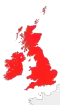 The British Isles (broad definition including the Channel Islands)