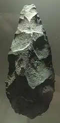 Room 2 – Handaxe, Lower Palaeolithic, Olduvai Gorge, Tanzania, c. 1.2&nbsp;million years BC