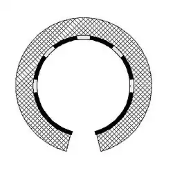 British WWII Pillbox Norcon section.