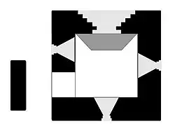 British WWII Pillbox Vickers MG section