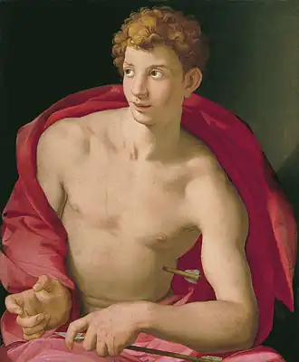 Portrait of a Young Man as Saint Sebastian, 1533, Museo Thyssen-Bornemisza, Madrid