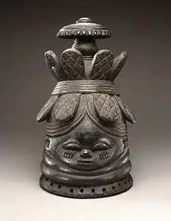 Helmet Mask for Sande Society Brooklyn Museum