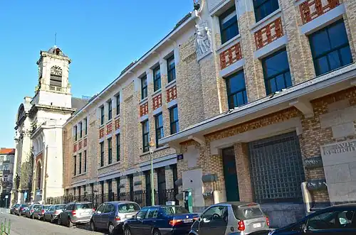 The Athénée Robert Catteau and the Minimes Church