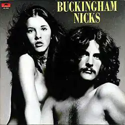 Album cover showing Stevie Nicks and Lindsey Buckingham in a nude artistic photograph
