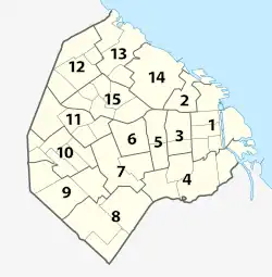 Location of Comuna 9