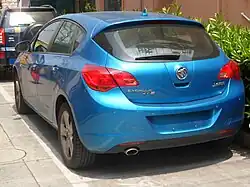 Buick Excelle XT hatchback rear.