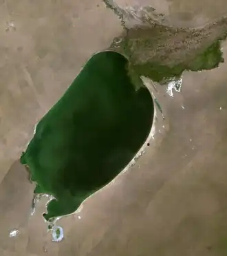 Location of Buir Lake in Mongolia