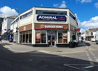 A Burger King restaurant in Cornwall, England, United Kingdom