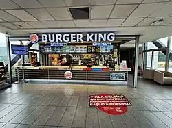 A Burger King restaurant in Kartepe, Turkey