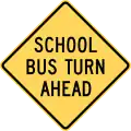 s3-2 school bus turn ahead