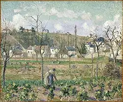 Le jardin de Maubuisson, Pontoise, 1882