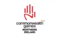 Flag of the Northern Ireland Commonwealth Games Council: the palm and thumb form the letters NI = Northern Ireland