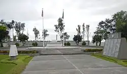Camp Pangatian Memorial Shrine (Raid at Cabanatuan), maintained by the American Battle Monuments Commission