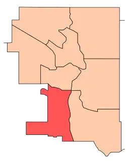 Calgary Federal Districts