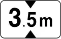 Vehicles having over all length height exceeding the specified height