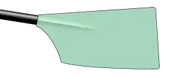 Image showing the rowing club's blade colours