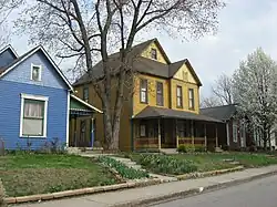 Houses along Camp Street in Ransom Place, taken in 2011