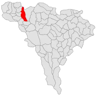 Location in Alba County