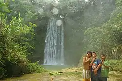 Camugao Falls located in northwestern Balilihan, near the Abatan River