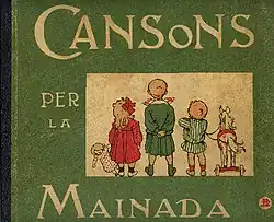 Cover of the music book Cansons per la mainada