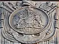 Canadian Coat of Arms detail on Memorial Arch (by John M Lyle) Royal Military College of Canada