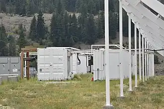 The X-engine located next the CHIME telescope