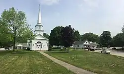 Town center: Canterbury United Community Church&nbsp;(L) & Country Store (R)