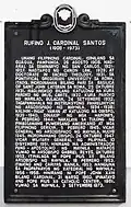 Cardinal Santos Historical Marker