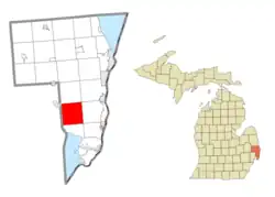 Location within St. Clair County