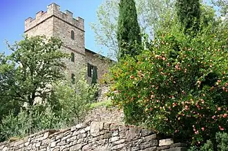 Panoramic of Montechino Castle.