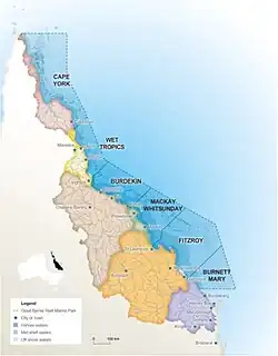 Image 31Catchments along the Great Barrier Reef (from Environmental threats to the Great Barrier Reef)