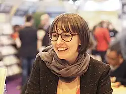 Catherine Leroux at the Festival du Livre de Paris in 2014.