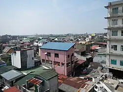 View of Barangays 15 and 16 from the old city hall