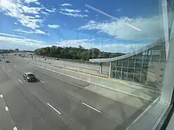 Cedar Grove Station looking down from the skyway.