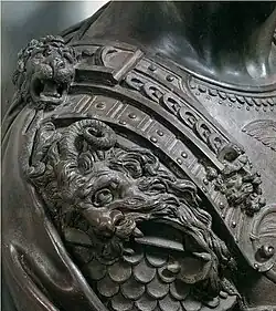 Detail on Cosimo I bust