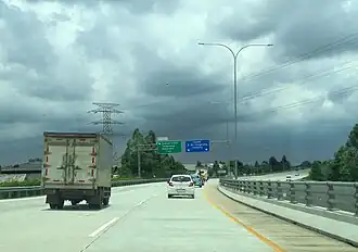 Cengkareng-Batuceper-Kunciran Toll Road (CBK) Southbound KM 6+500 (20230309).jpg