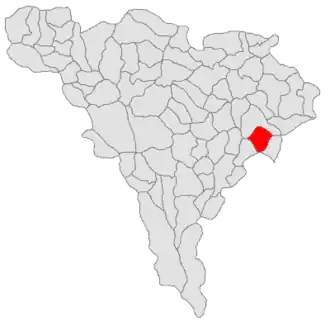 Location in Alba County