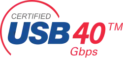 Deprecated USB4 40 Gbps logo