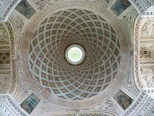 Ceiling of the chapel of the Château d'Anet