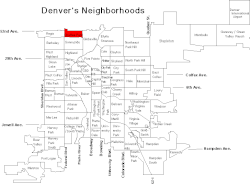 Location in the City of Denver