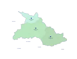 Location of Southern Chalatenango