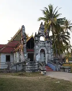 Temple Vat Chom Thong, Muang Khong, Don Khong. Si Phan Don, Khong Island, Laos.