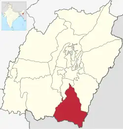 Location in Manipur
