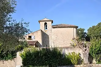 The Romanesque chapel in Saint-Laurent-du-Verdon